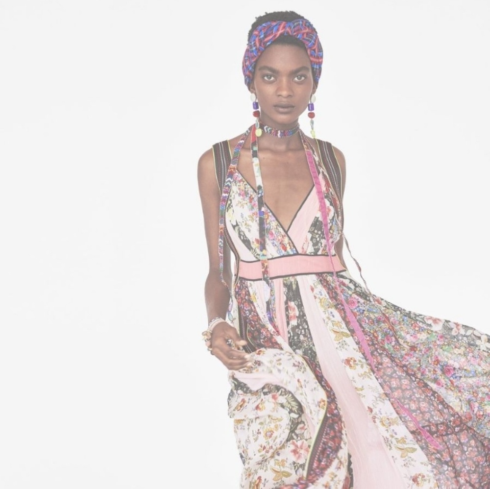 Zara studio floral maxi dress